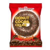   DONUT  Fánk kakaós krémmel töltve, kakaós bevonattal és dekorációval 60g