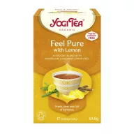  BIO Tisztító méregtelenítő tea citrommal gyermekláncfűvel Yogi Feel Pure