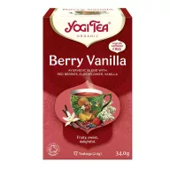   BIO Bogyós gyümölcsös tea vaníliával 17x2g Yogi Berry Vanilla