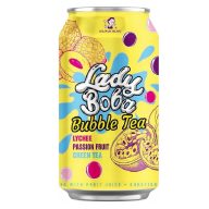 Lady Boba zöld tea licsi és maracuja ízű, 320ml
