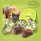 CHOCOFIVE lédig mák-lime szaloncukor 0,25 kg