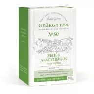   Györgytea Fehér akácvirágos 100g teakeverék Reflux tea No.50