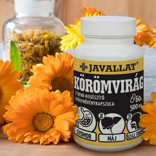 JAVALLAT Körömvirág kapszula 60 db 