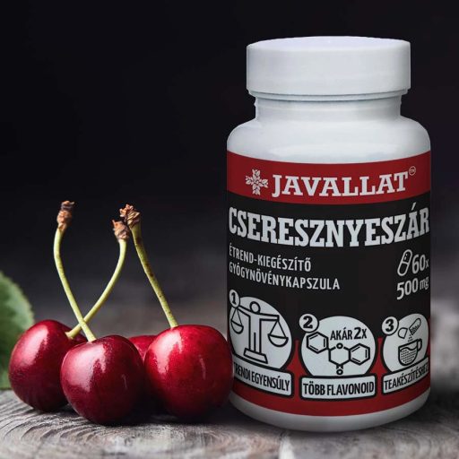 JAVALLAT Cseresznyeszár kapszula 60 db 
