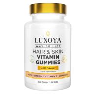   LUXOYA - hair & skin vitamin gummies - gumimaci vitamin - 60 db - kóla ízű