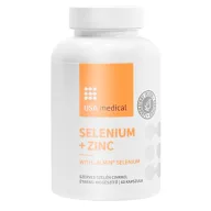 USA medical Szerves Lalmin® szelén + cink 60 db