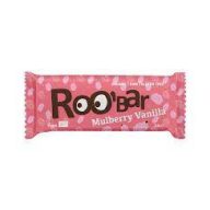   Roobar 100% raw bio gyümölcsszelet fehér eper-vanília 30 g