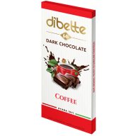   Dibette kávés krémmel töltött étcsokoládé fruktózzal 80 g