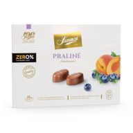   Szerencsi zero praliné áfonya és sárgabarack töltött maltitos tejcsokoládé 105 g