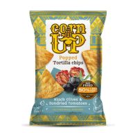   Corn Up tortilla chips fekete olivabogyó és paradicsom ízű 60 g