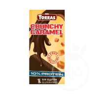   Torras crunchy étcsokoládé édesítőszerrel és extrudált szójafehérjével, karamellel és sóval 100 g