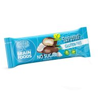   Brain Foods gluténmentes zabfalatok csokoládéba mártott kókuszos, édesítőszerrel 44 g