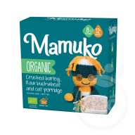   Mamuko bio zab, világos hajdina, árpa, tönköly, zúzott szemű rozs zabkása 12 hónapos kortól 200 g