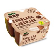   Dar növényi desszert csokoládés és mogyorós 4x125g 500 g