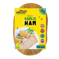   Plenty Reasons vegán fokhagymás sonka ízű szeletelt termék 100 g