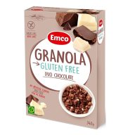 Emco gluténmentes müzli kétféle csokoládéval 340 g