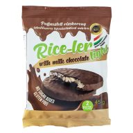   Rice-ler puffasztott rizskorong édesítőszeres tejcsokoládéval mártva 45 g