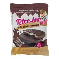   Rice-ler puffasztott rizskorong édesítőszeres étcsokoládéval mártva 45 g