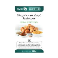   Multi 4u countryside sárgaborsó alapú fasírtpor indiai ízesítéssel 200 g