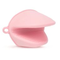 Szilikon edényfogó, tepsifogó, 8 cm - rózsaszín