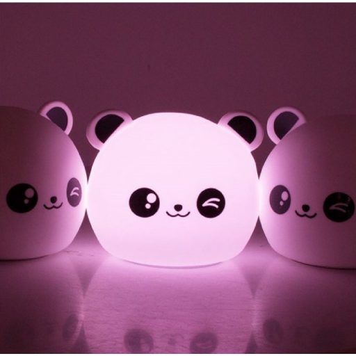 Gyerek LED éjszakai lámpa, panda