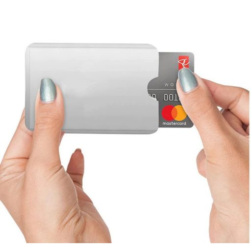Lopásgátló rfid proximity kártya tok x4 - szürke