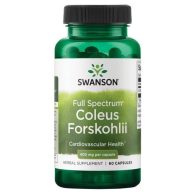   Swanson Coleus Forskohlii 400mg 60 kapszula (Indiai csalángyökér kivonat)
