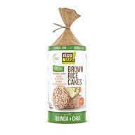   Rice Up Szelet chia mag & quinoa 120g puffasztott teljes kiőrlésű barna rizs