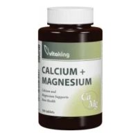 Vitaking Calcium+Magnesium 500mg/250mg (100) tabletta