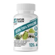   Natur Tanya® Vegán 100% Spirulina 120db tabletta adalékanyagmentes mikroalga