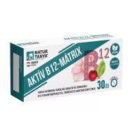   Natur Tanya® Aktív B12-Mátrix 1000mcg 30 db rágótabletta, vadcseresznye ízű