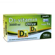 JutaVit D3-vitamin Olíva 100x3000NE lágykapszula