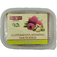   Omlós keksz pisztáciával málnadarabokkal 180g Tiszta Ízek gluténmentes, kézműves