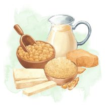 Szója- gabonakészítmények